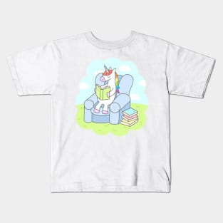 Unicorn Reader Kids T-Shirt